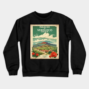 Paracho de Verduzco Michoacan Mexico Vintage Tourism Travel Crewneck Sweatshirt